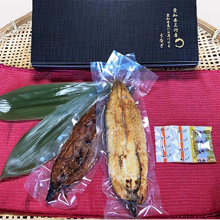 三河産鰻【炭火手焼き】蒲焼き・白焼きセット・A161