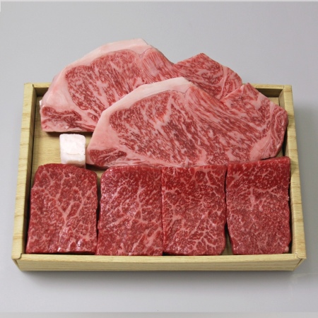 ＜お肉の専門店スギモト／竹内牧場＞松阪牛ステーキ用セット（サーロイン・モモ）760g