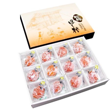 冷凍松梅ほし柿ギフト箱12個セット