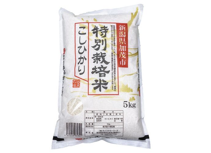 【定期便】加茂有機米生産組合の作った特別栽培米コシヒカリ 白米 ５㎏