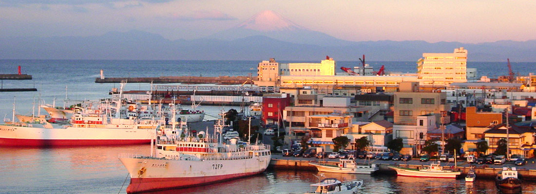 港と富士