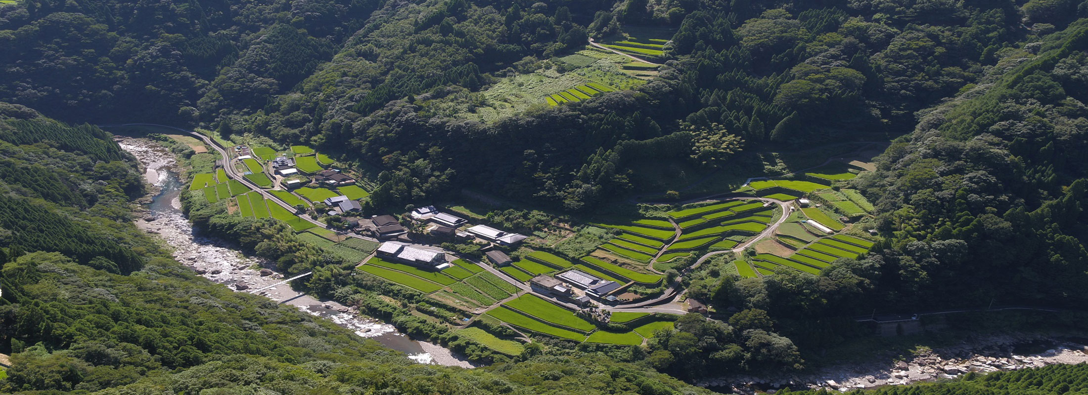 宮崎県日之影町 石垣の村戸川地区