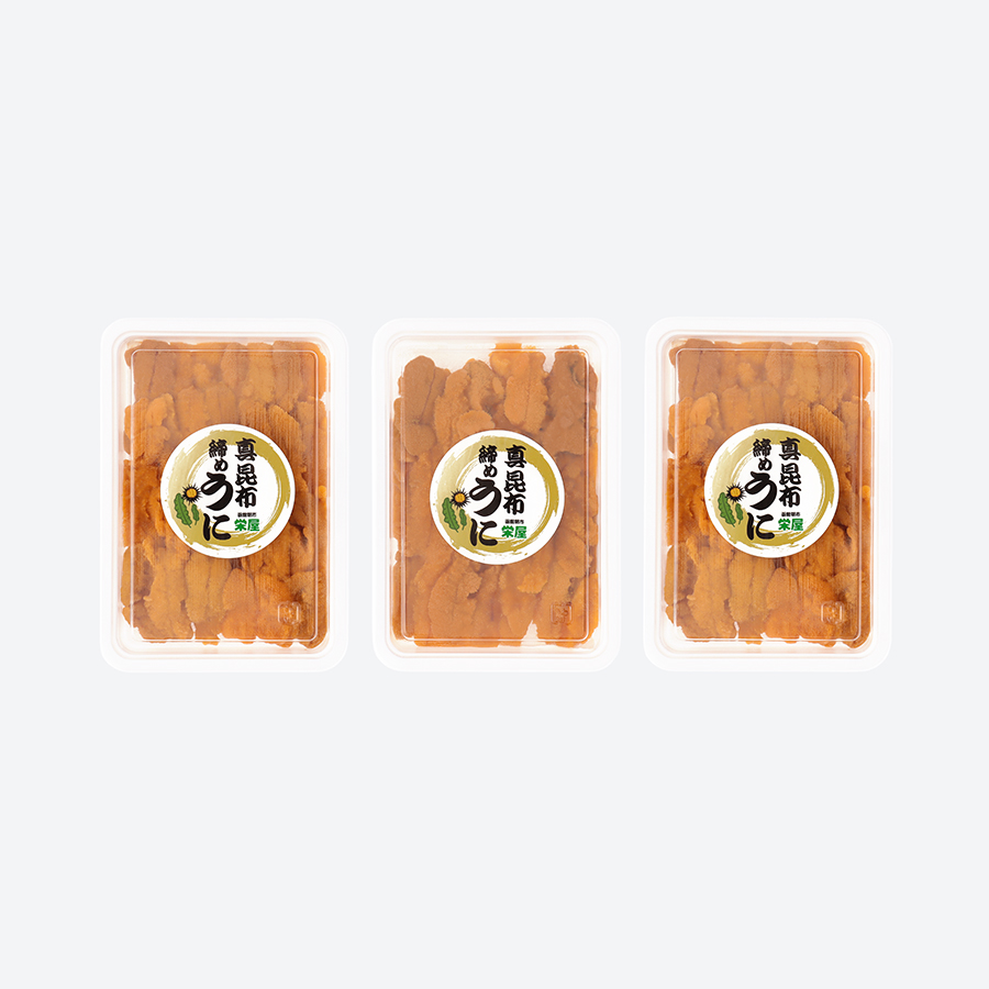 ＜栄屋＞真昆布締めうに100g×3P