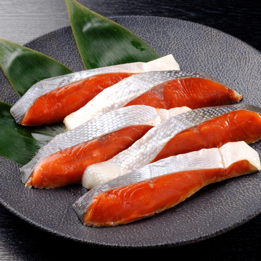 <ヤマノ>紅鮭切身5切×4入