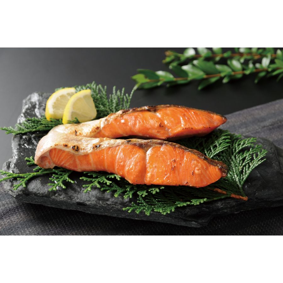 <ヤマノ>紅鮭切身5切×4入