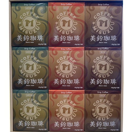 ＜美鈴珈琲＞MDC－36　ドリップコーヒー9箱