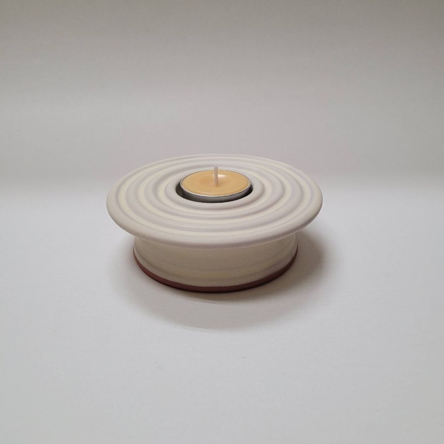 ＜AKO DOMAE＞RIPPLE - candle holder   / white