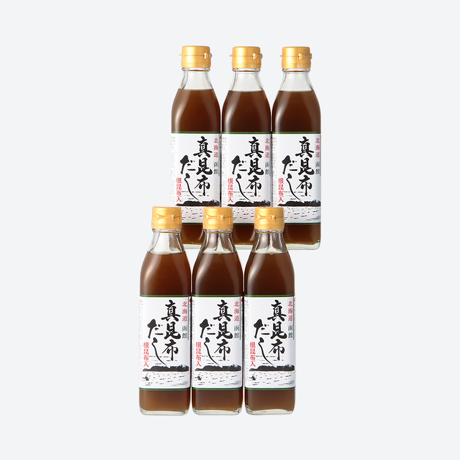 <栄屋>北海道函館「真昆布だし」(根昆布入)300ml×6