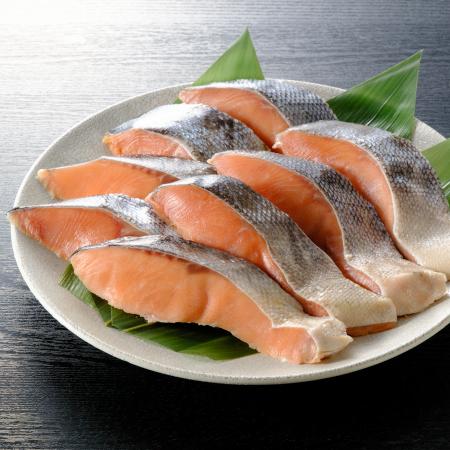 ＜はこだて自由市場　やな商店＞熟成甘塩「時鮭」（個包装）8切