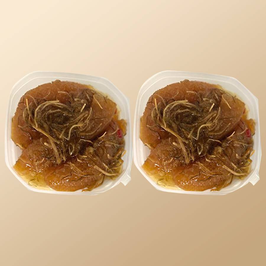 【もったいない！を食べよう】＜函館 弘成＞”数の子たっぷり”「松前漬」215g×2（計430g）【6ヵ月定期便】