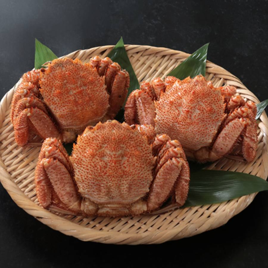 【もったいない！を食べよう】＜弘成＞”足折れ”ボイル「毛蟹」（サイズ不揃い・小型・傷）1kg（3～４尾）
