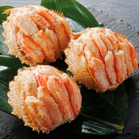 ＜弘成＞「毛蟹」甲羅盛り3個 110gx3個（計330g）