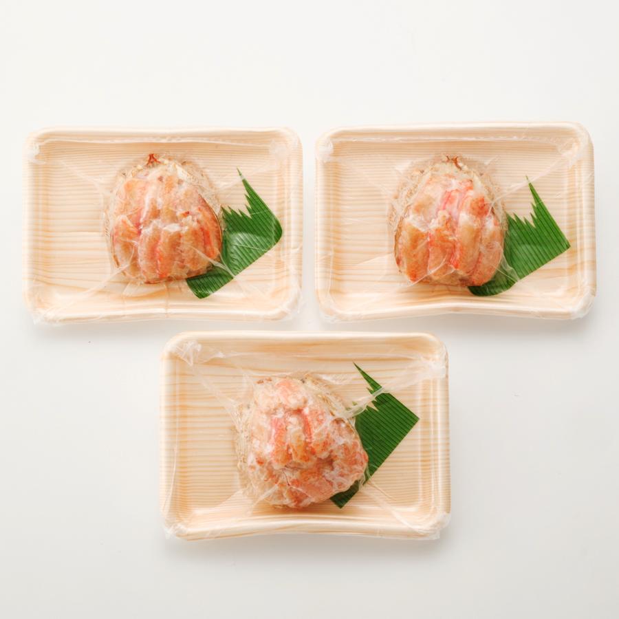 ＜弘成＞「毛蟹」甲羅盛り3個 110gx3個（計330g）
