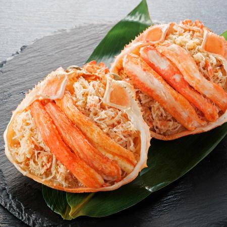 ＜弘成＞北海道産大「オオズワイ蟹」甲羅盛り140gx2個（計280g）
