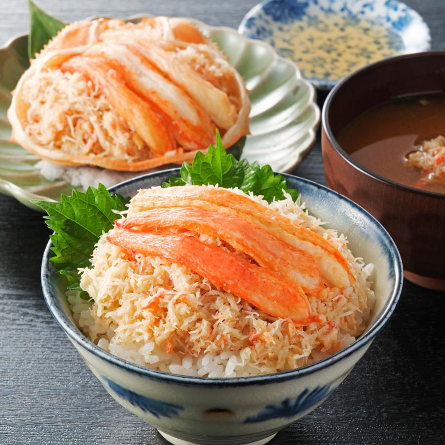＜弘成＞北海道産大「オオズワイ蟹」甲羅盛り140gx3個（計420g）