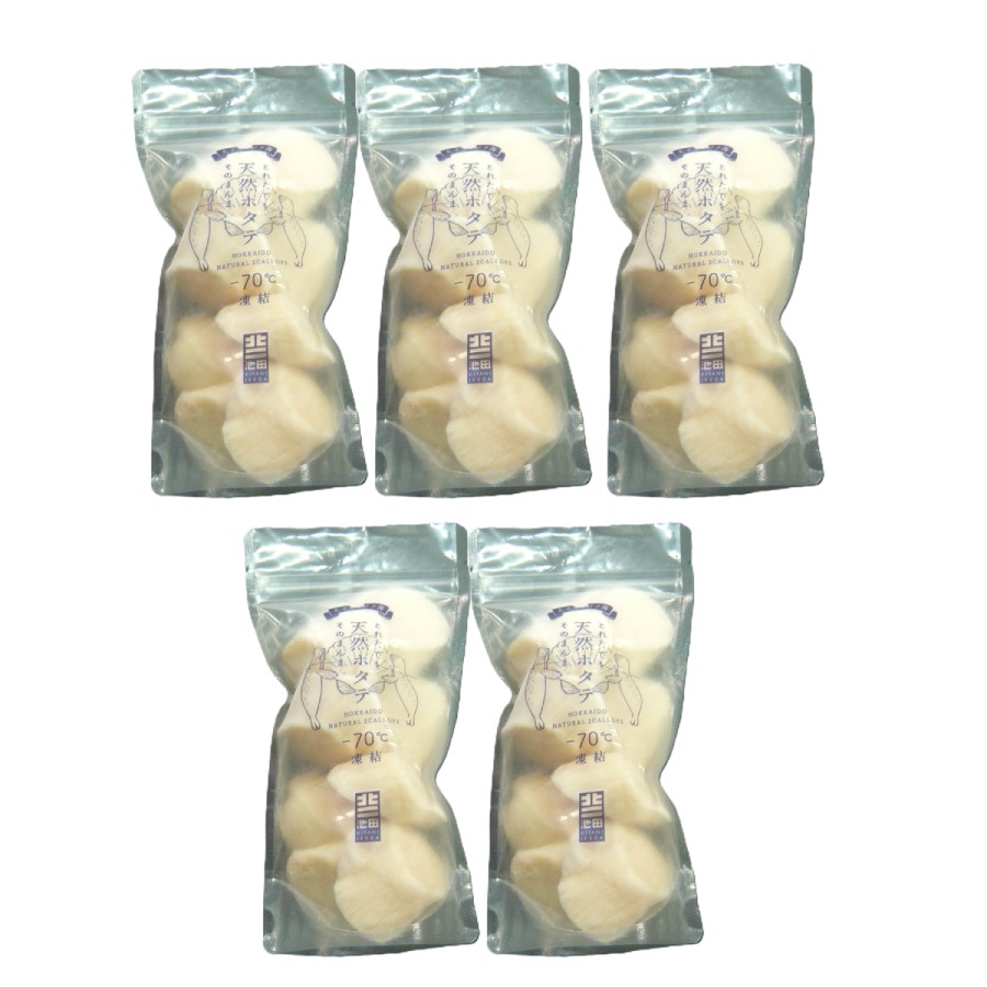 ＜きたに池田＞プレミアム-70℃凍結ホタテ200g×5パック
