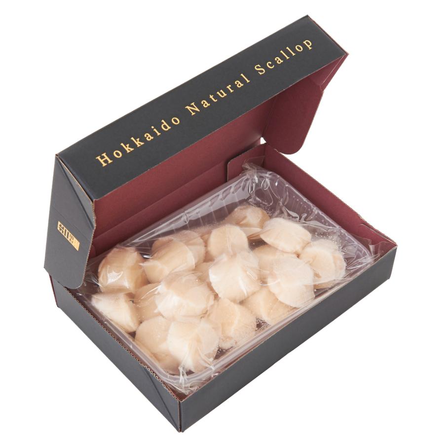 ＜きたに池田＞-70℃凍結ホタテ400g＆ボイル毛ガニ1尾