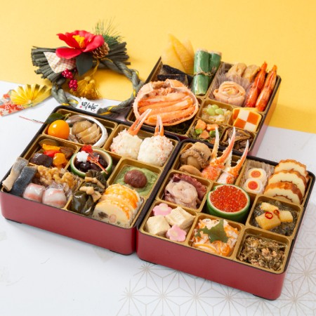 ＜中央水産＞流氷市場北海道のおせち  6.5寸3段重 36品【12月27～30日にお届け】