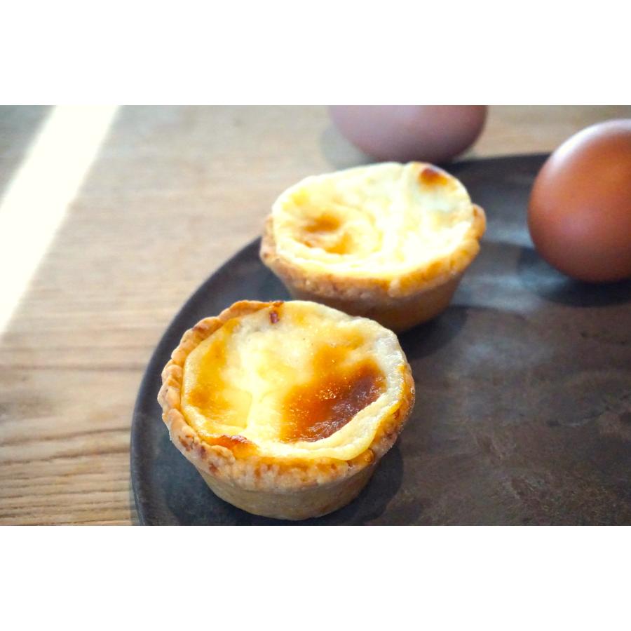 ＜埜や＞平飼い卵のエッグタルト6個入