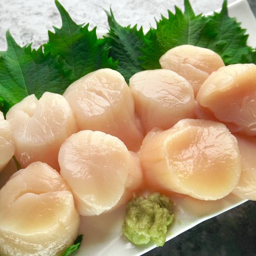 ＜たつみ食品＞刺身用ほたて600g（200g×3パック）