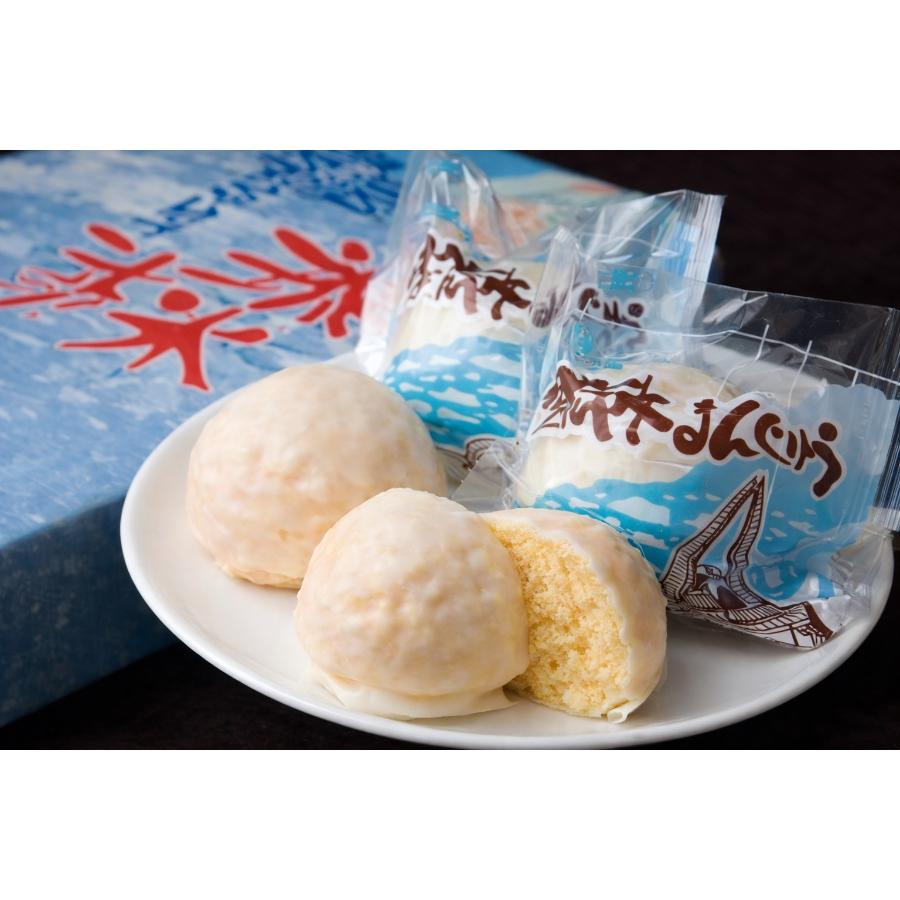 ＜御菓子司 小鹿＞流氷まんじゅう10個入