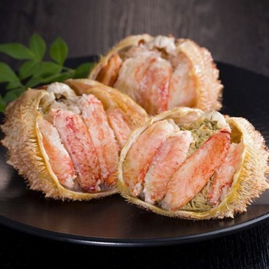 ＜紋別漁師 マルマ松本商店＞毛がに甲羅盛り6個