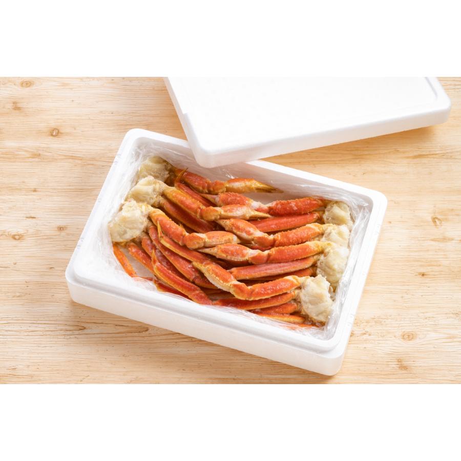 <丸富農水>紋別産ボイルズワイガニ切足1.5kg