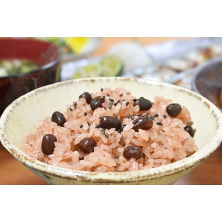 北海道名寄産もち米使用 すぐ炊けるお赤飯 2箱