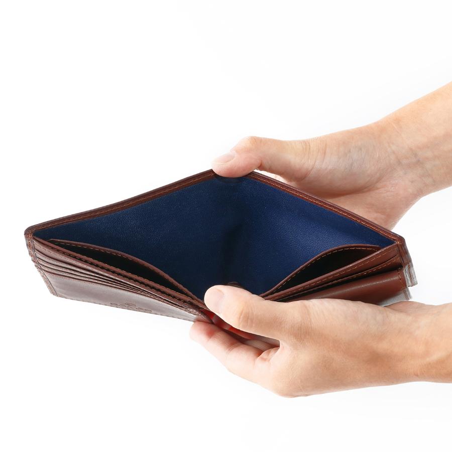 ＜ソメスサドル＞FE-32    2つ折財布　チョコレートブラウン