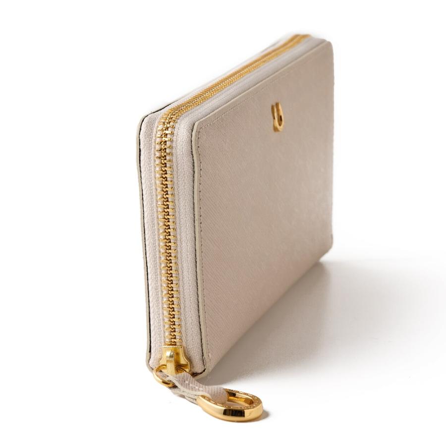 <ソメスサドル>PT-71 ラウンド長財布 アイボリー