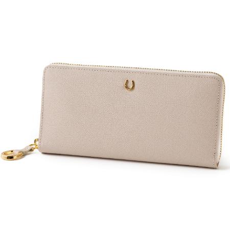 <ソメスサドル>PT-71 ラウンド長財布 アイボリー