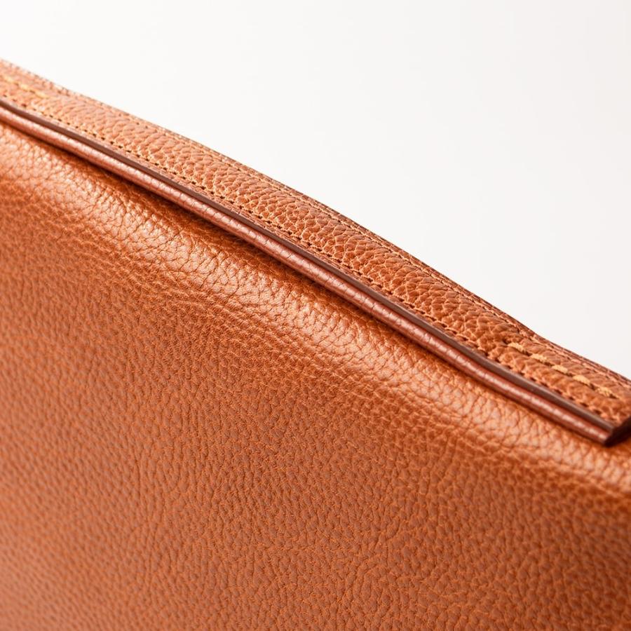 <ソメスサドル>GL-07 クラッチバッグ ブラウン