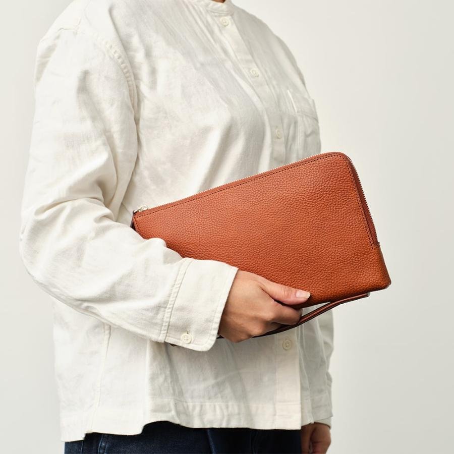 <ソメスサドル>GL-07 クラッチバッグ ブラウン