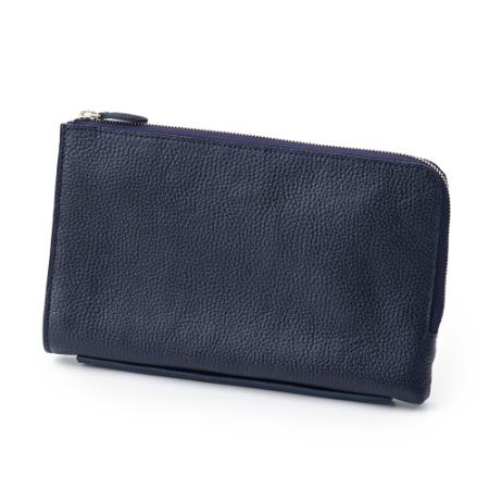 <ソメスサドル>GL-07 クラッチバッグ ネイビー