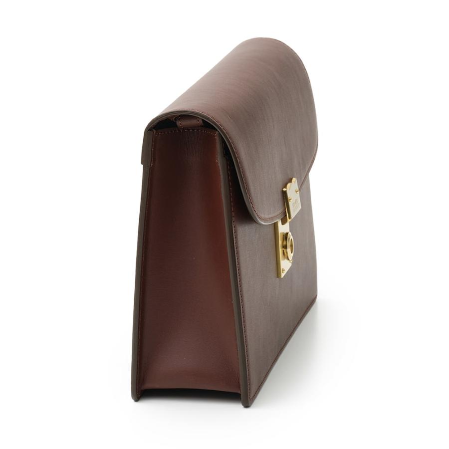 ＜ソメスサドル＞EX-32　クラッチバッグ　ブラウン