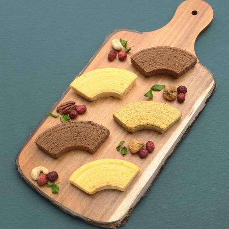 ＜洋菓子工房北いち輪＞手焼きバウムクーヘン詰め合わせ（カットのみ）