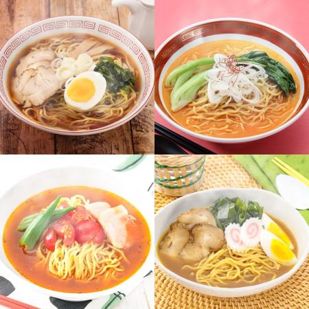 ＜望月製麺所＞6種の味が楽しめる　北海道小麦ラーメン12食セット