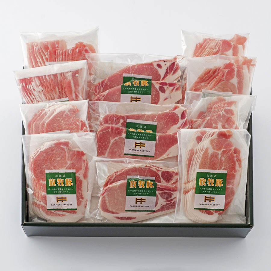 ファーマーズファクトリー＞放牧豚DXお肉セット | 北海道恵庭市 | 三越伊勢丹ふるさと納税