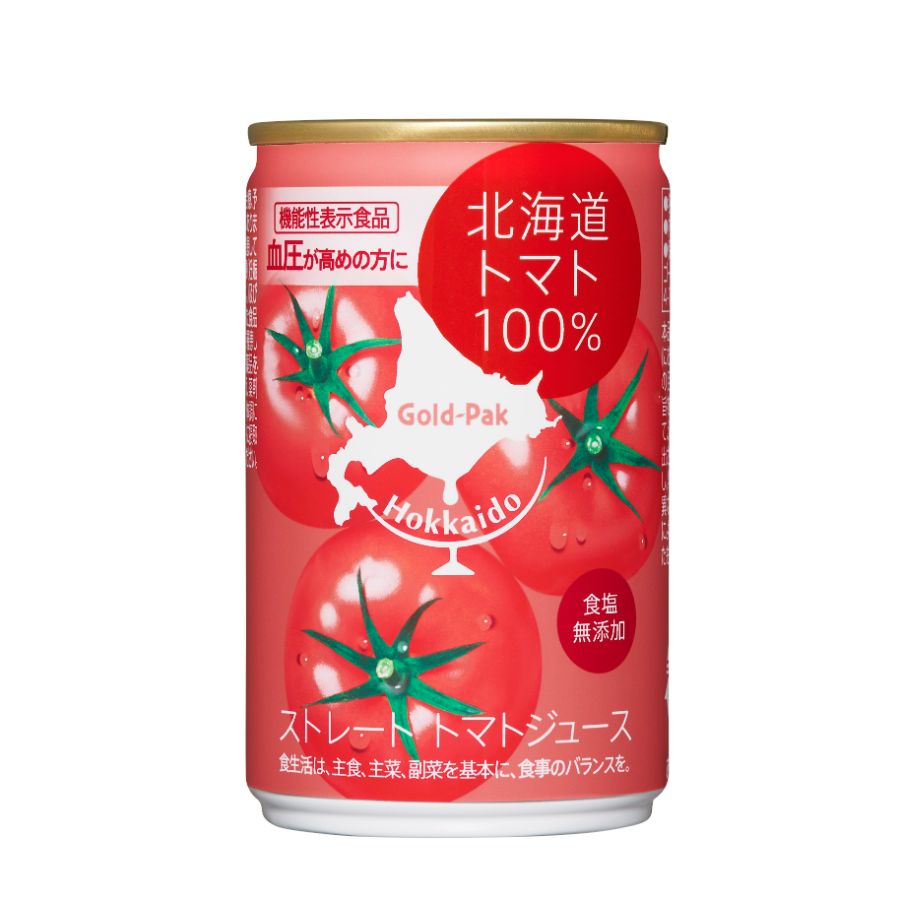 ＜ゴールドパック＞北海道トマト100％ジュース　160g×20本