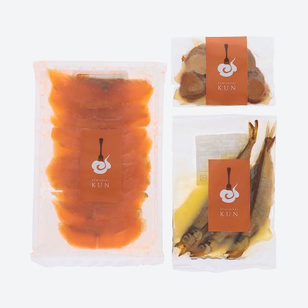 ＜燻製キッチンKEMUMAKI・KUN＞3種の燻製海鮮セット