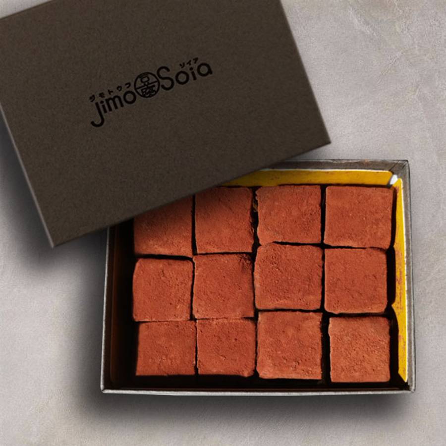 ＜Jimo豆腐Soia＞豆腐生チョコ 詰合せ12粒×4箱