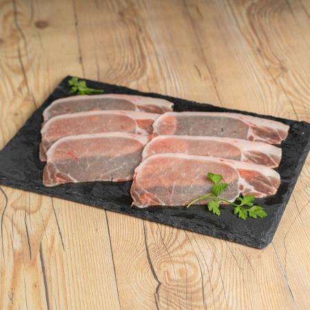 ＜麦小町＞長万部町産豚ロース肉しゃぶしゃぶ用1.2kg（300g×4パック）