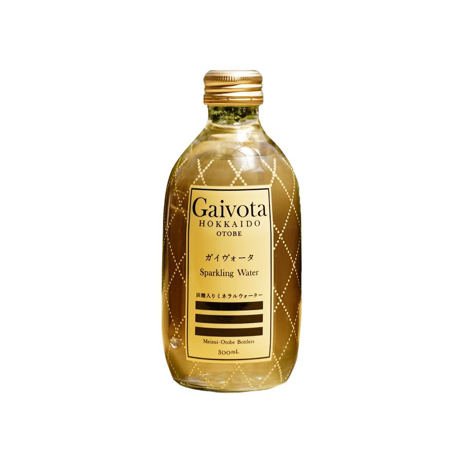Gaivota【炭酸入り】北海道天然シリカ水(瓶)300ml×12本