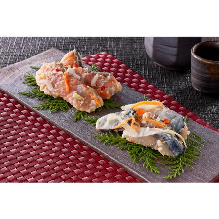 ＜斉藤漁業＞鮭・さば飯寿司セット