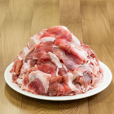＜麦小町＞黒松内町産豚肩肉切り落とし3.0kg（300g×10パック）