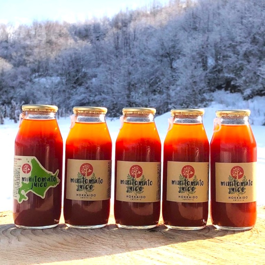 ＜iorifarmhokkaido＞ミニトマトジュース180ml×6本