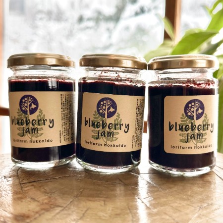＜iorifarmhokkaido＞ブルーベリージャム 120g×3個