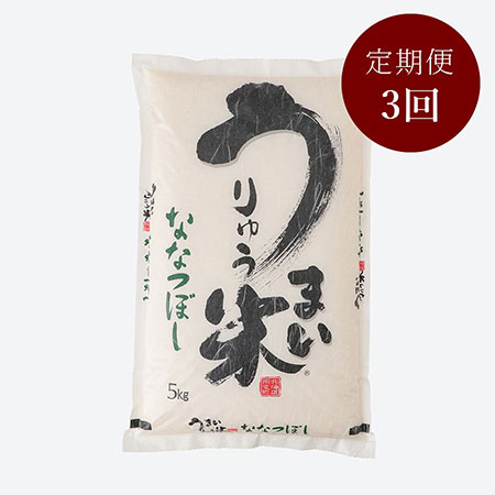 うりゅう米ななつぼし5kg 3回定期便