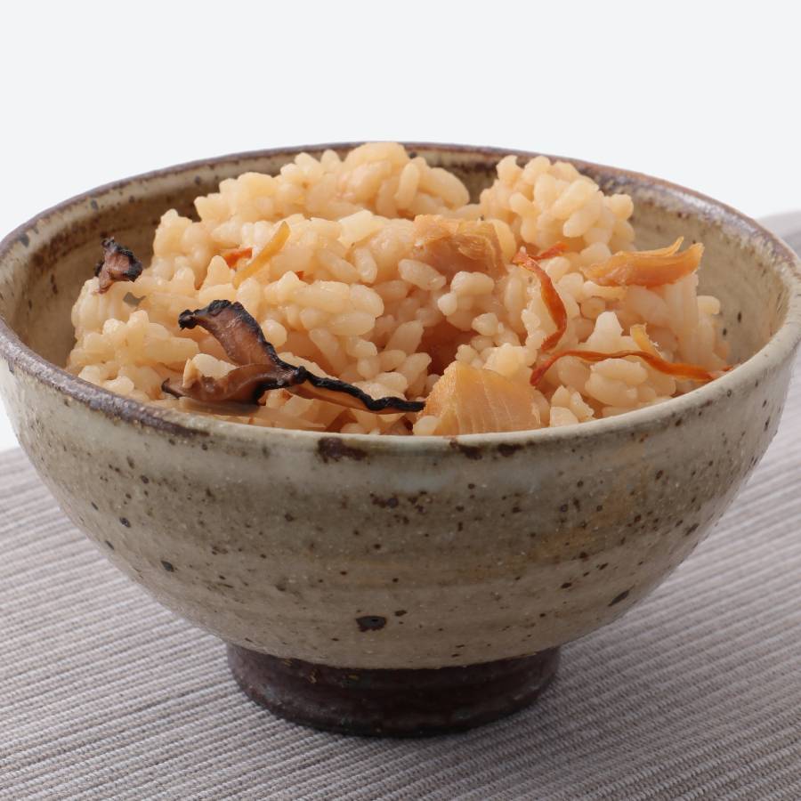 うりゅう米ななつぼし使用　鶏五目・白がゆセット