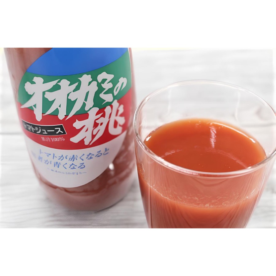 <オオカミの桃>トマトジュース(有塩)1L×6本
